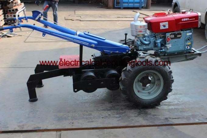 Two Wheel Walking Tractor Cable Pulling Machine For Cable Pulling Wire Rope Pulling Hand Tractor 1