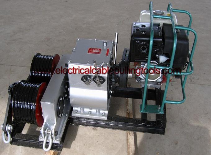 5 Ton Double Capstan Cable Winch Puller With Honda GX390 Engine 13HP 1