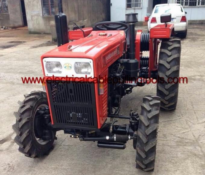 22kW Power Cable Winch Puller / Tractor Drawn Winch 304 Four Wheel Drive 1