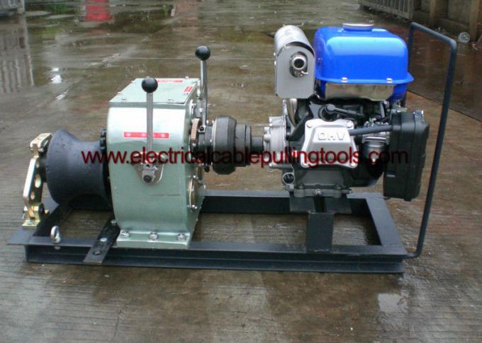 Shaft Driven Cable Winch Puller 30KN Fast Speed For Line Construciton 1