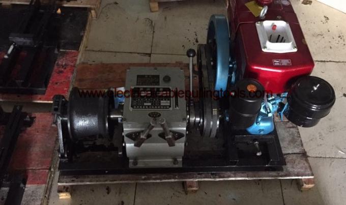 Diesel Engine Cable Winch Puller Diesel Powered Winch With Belt Driven 1