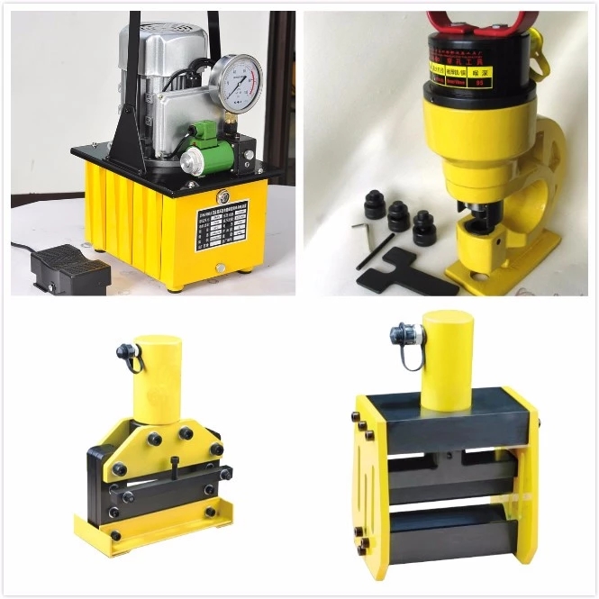 220V 50HZ Hydraulic Crimping Tool Bus Bar Processor For Cutting Punching Bending 1