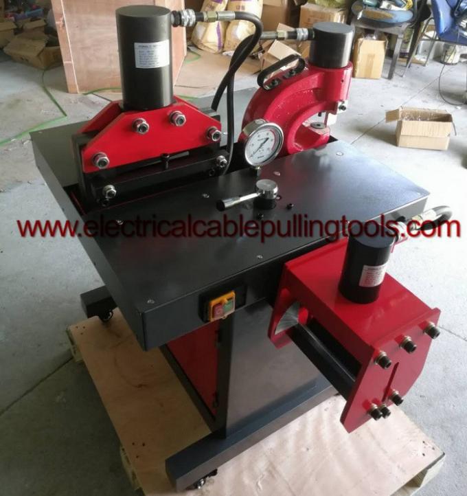 Multi Function Hydraulic Crimping Tool / Hydraulic Busbar Cutting Punching Bending Machine 1