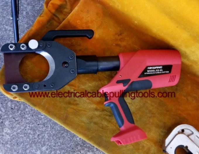 Motorized Hydraulic Cable Cutter , Battery Powered Cable Cutter For Cutting Max 85mm Cable 1