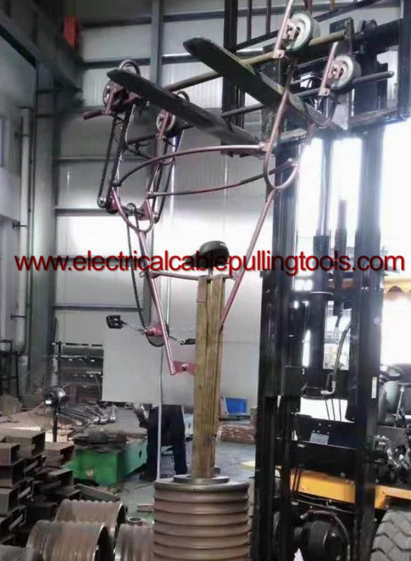 Bicycle Type Transmission Line Stringing Tools Single Line Trolley For Inspecting 1