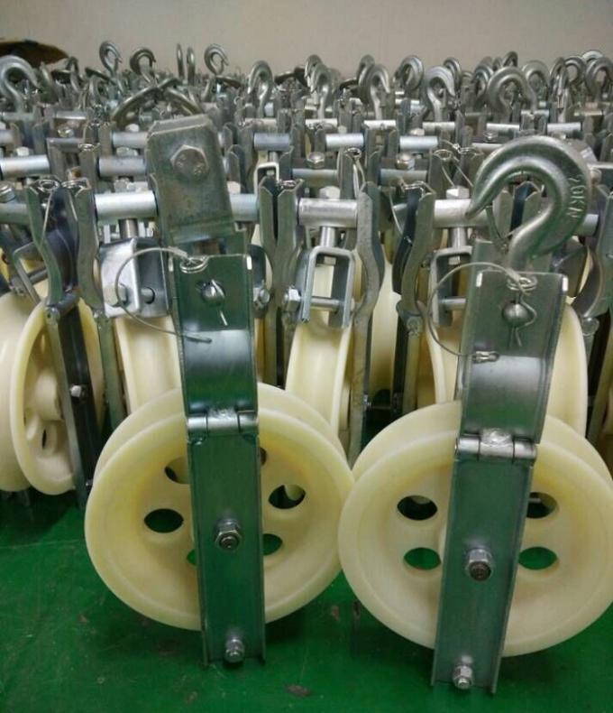 Single Wheel Conductor Cable Transmission Stringing Blocks Pulling Pulley Equipment Accessories 1