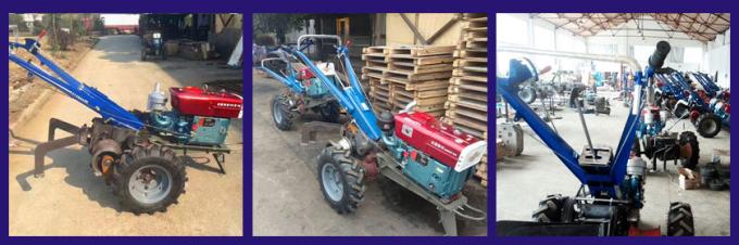 Double Drum Walking 15HP Winch Tractor Machine 1