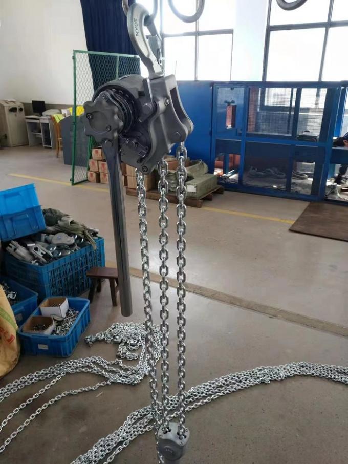 3 Ton Manual Lever Chain Hoist Aluminum Alloy 1.5m Lifting Height 1