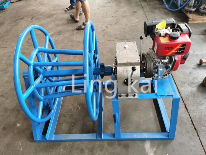 Motorised Cable Take Up Winch Machine Conductor Stringing Machine 1