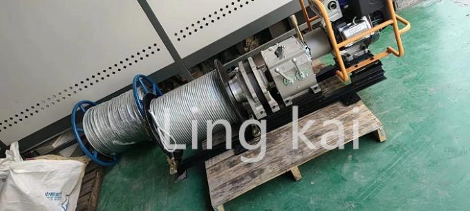 Motorised Cable Take Up Winch Machine Conductor Stringing Machine 2