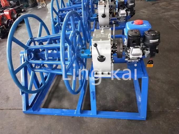 50 KN Gas Engine 12mm Steel Wire Pulling Machine 1