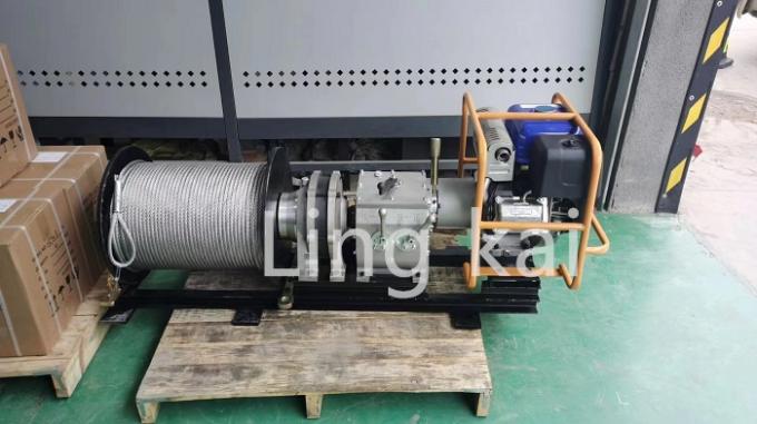 50 KN Gas Engine 12mm Steel Wire Pulling Machine 2