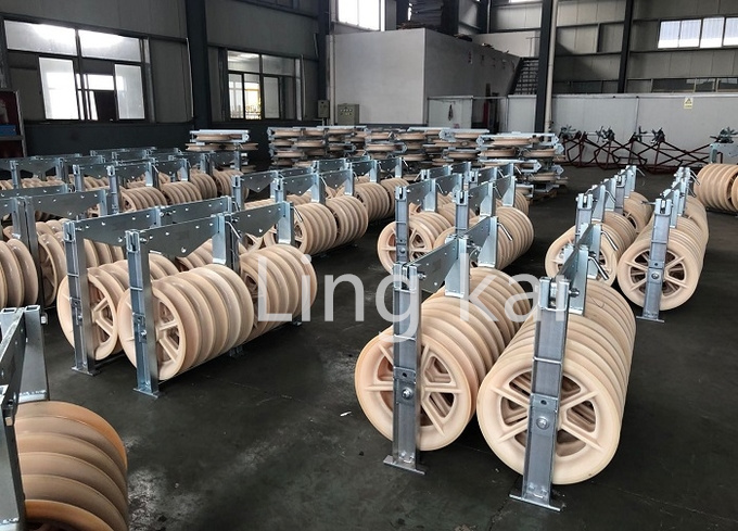 Conductor Stringing Pulley Blocks For Power Transmission Line Construction Cable Hanging Pulley Block 1