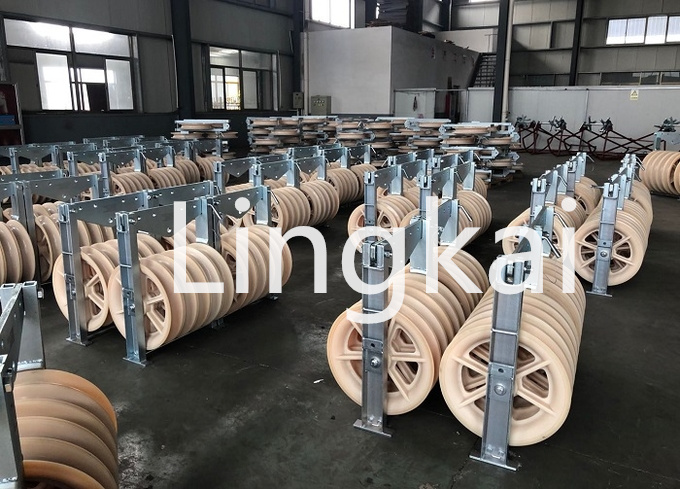 Large Diameter Transmission Stringing Blocks Cable Pulling Conductor Stringing Blocks 1