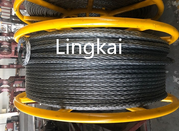 10mm Anti Twisting Steel Wire Rope For Overhead Stringing Opgw And Ground Wire 2