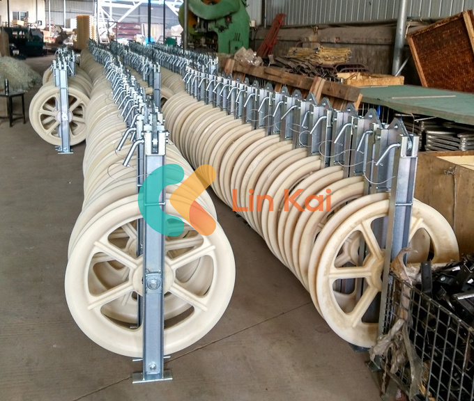 Line Stringing 660mm Cable Pulling Pulley 1