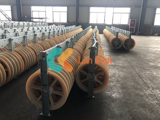 Large Diameter Construction Galvanized Conductor Stringing Blocks 5