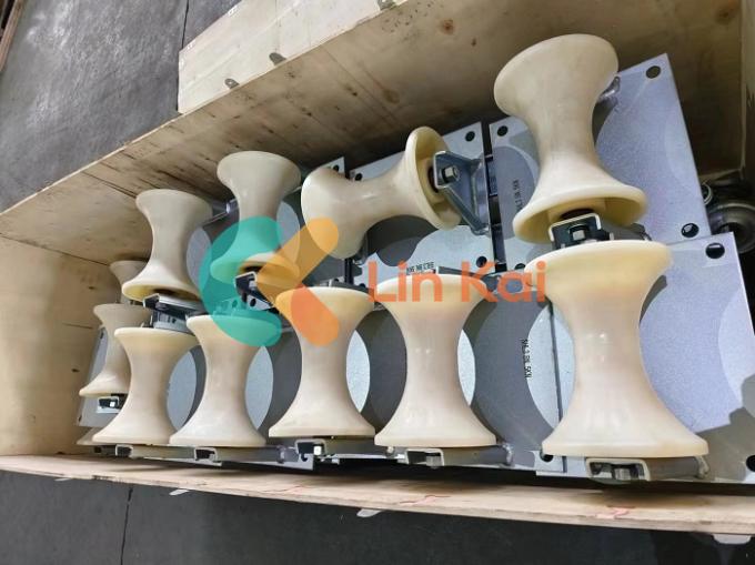 10kN Capacity Straight Line Cable Pulling Rollers 1