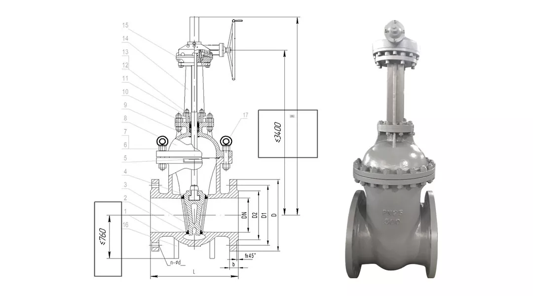 Bevel Gear Gate Valves