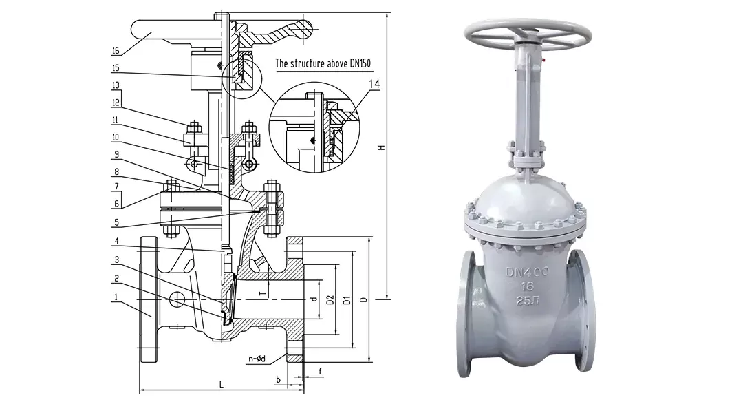 Cast Steel Wedge Gate Valves