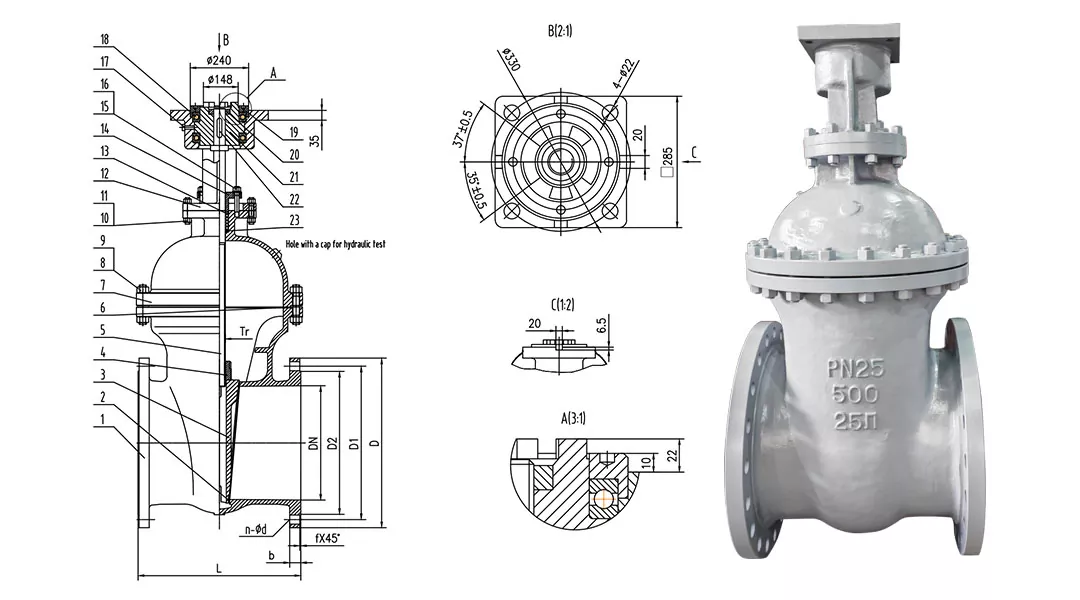 Non Rising Stem Gate Valves