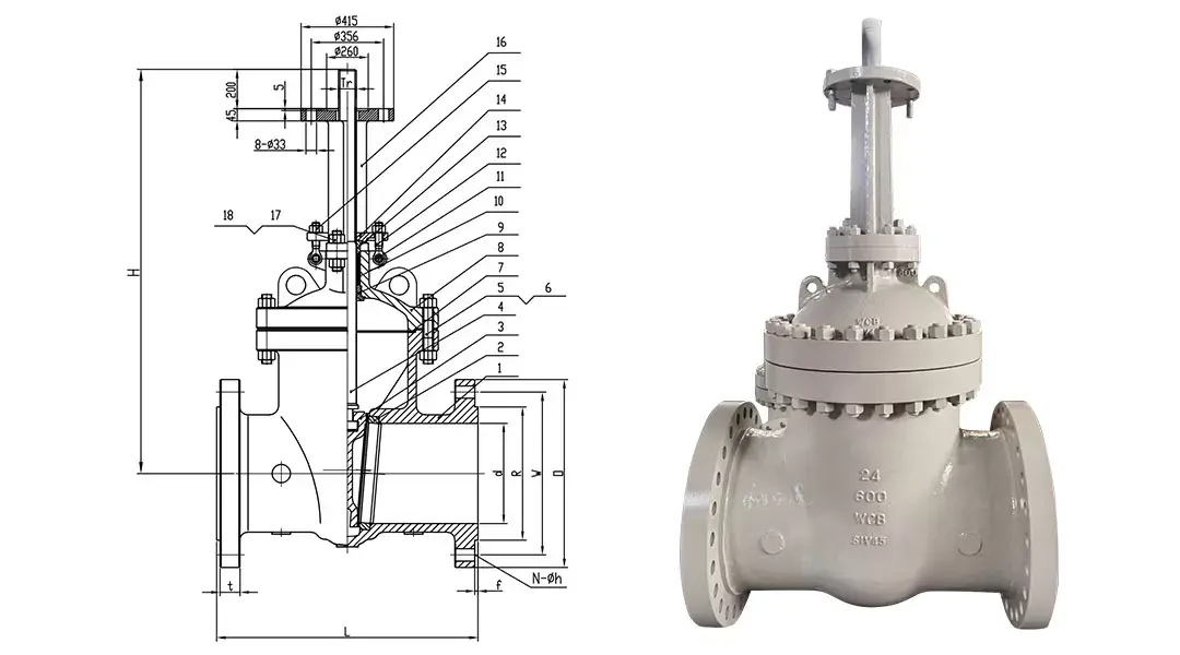 Gate Valves for Actuator