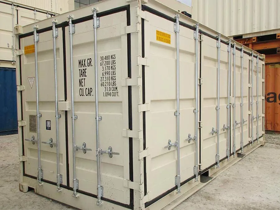 20Ft High Cube Open Side Container