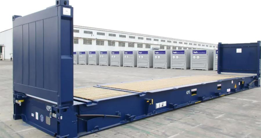 40Ft Flat Rack Container