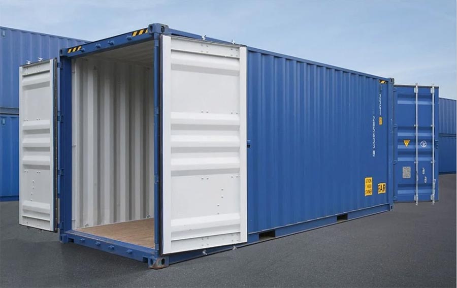 20HC Double Door Shipping Container