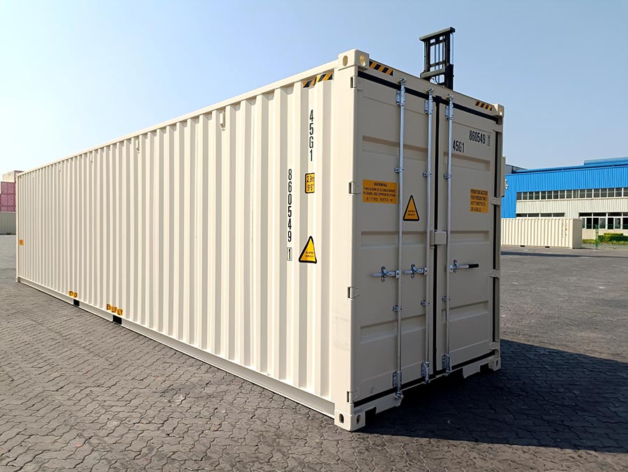 40HC Double Door Shipping Container