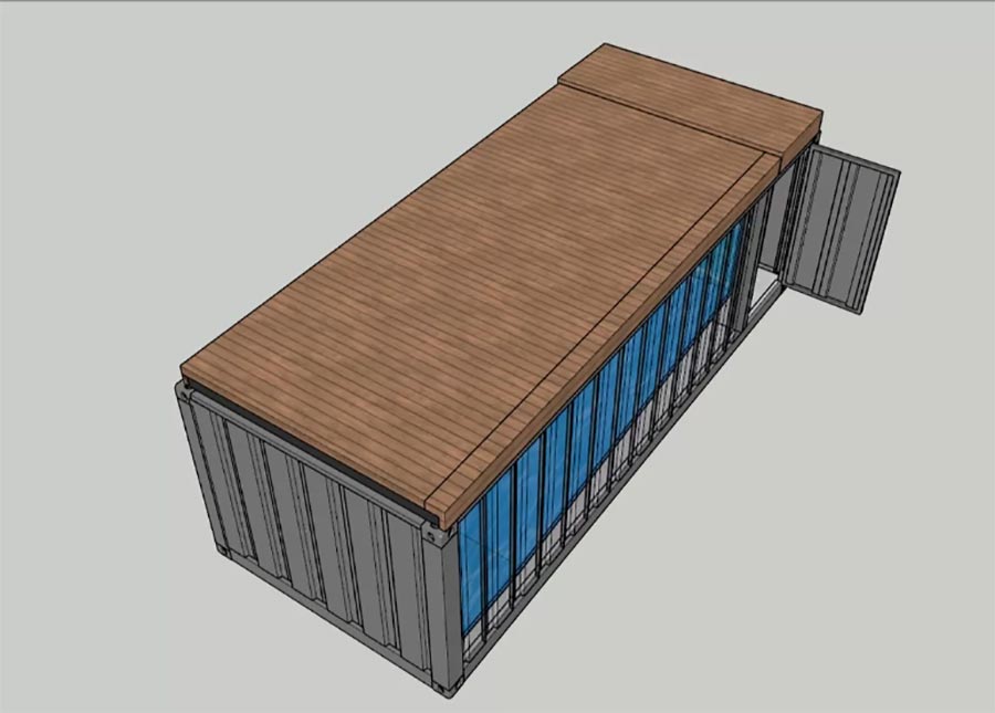 Swimming Pool Container