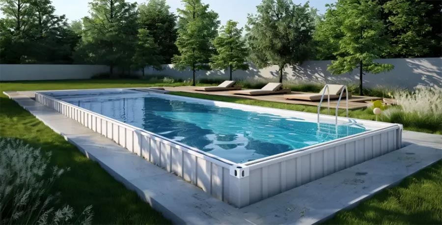 Swimming Pool Container