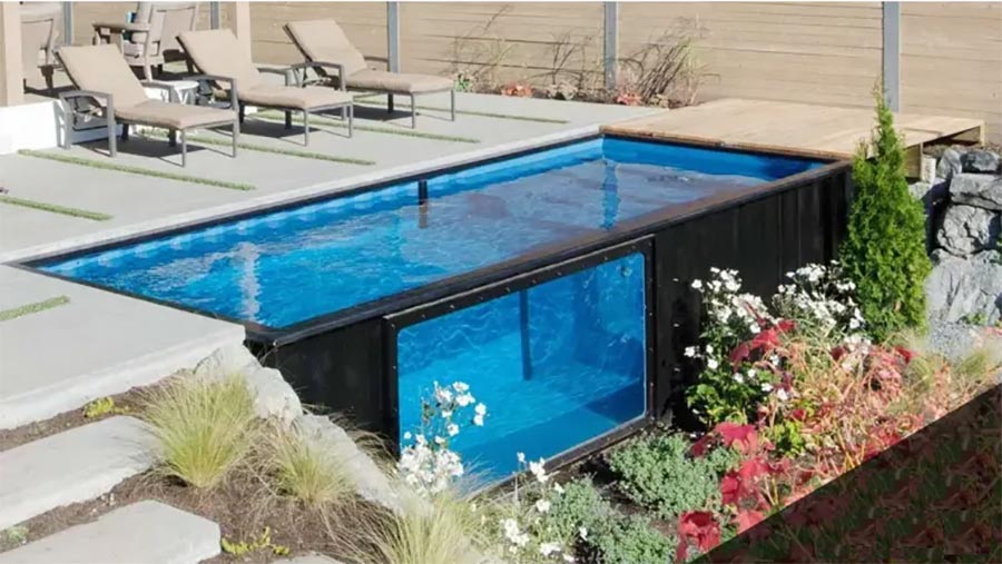 Swimming Pool Container