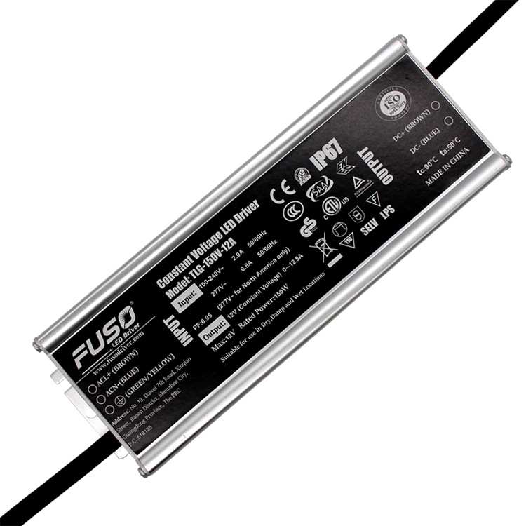 High PF 12v 150w Constant Voltage Led power supply 