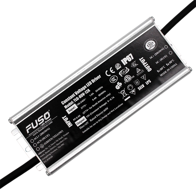 High PF 12v 80w Constant Voltage Led Driver