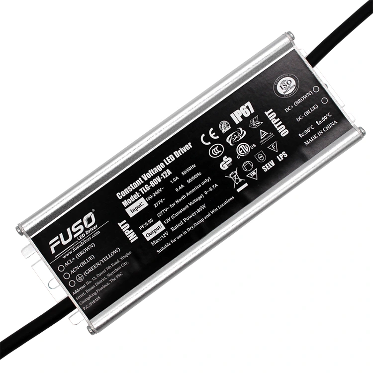 High PF 12v 80w Constant Voltage Led power supply