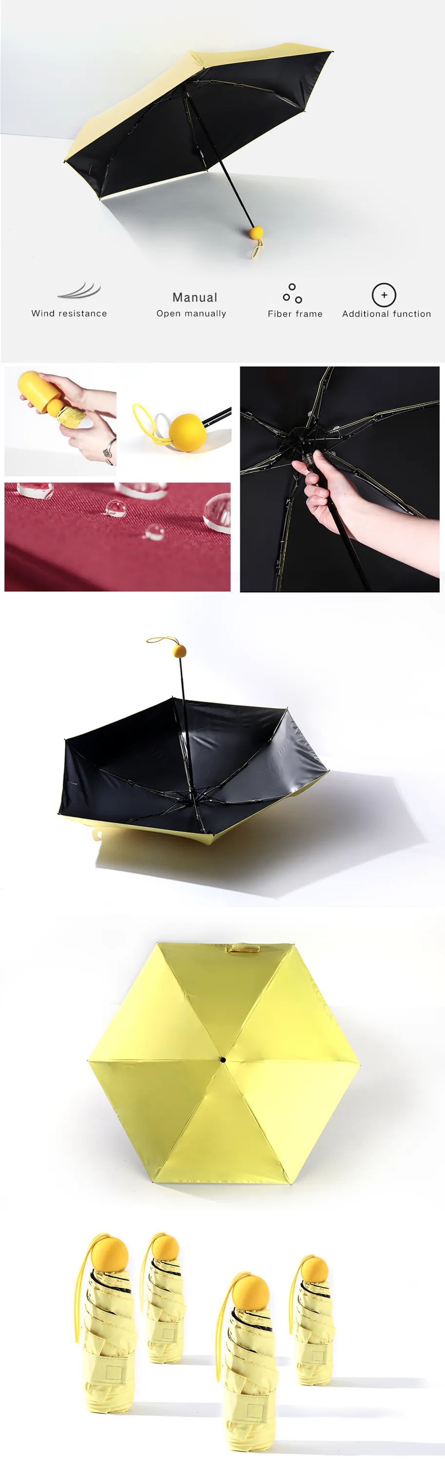 5 Folding Capsule Umbrella Advertising