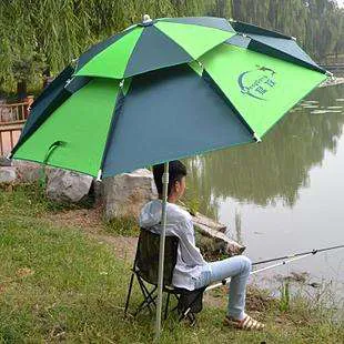 75cm-8k Double Layer Tent Camping Fishing Umbrella